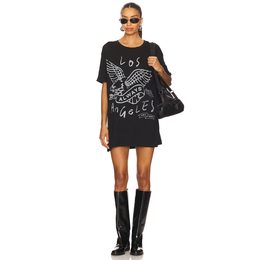 Always Los Angeles - Oversized Tee - Black - The Laundry Room