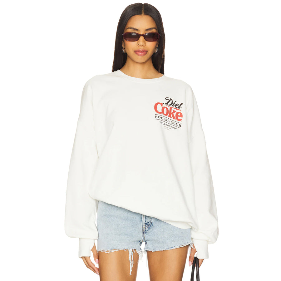 Diet Coke Social Club - Jump Jumper - White