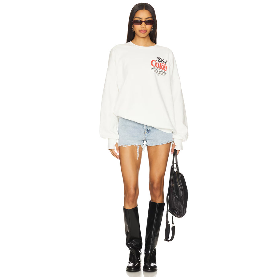 Diet Coke Social Club - Jump Jumper - White