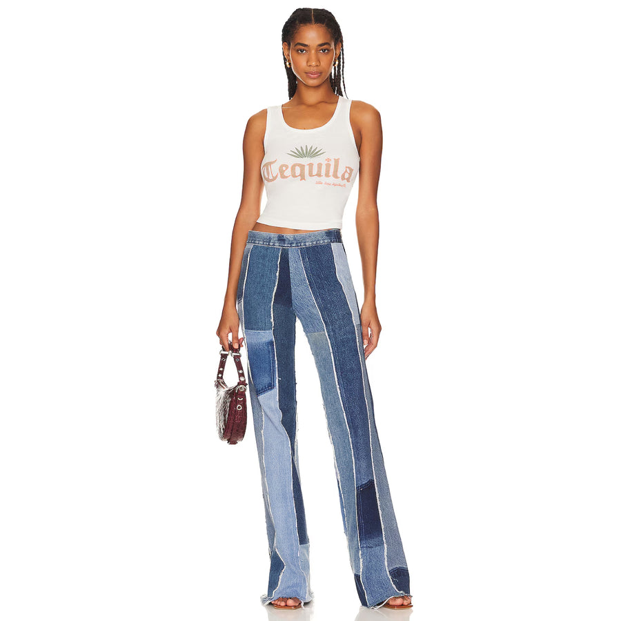 Tequila - Rib Tank - White - The Laundry Room