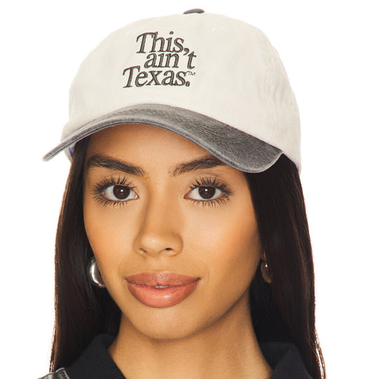 This Ain'T Texas Official Tm - Papa Cap - Bone & Black Snow - The Laundry Room