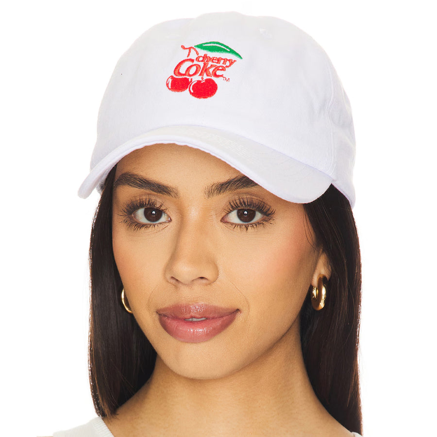 Cherry Coke Branch - Papa Cap - White - The Laundry Room