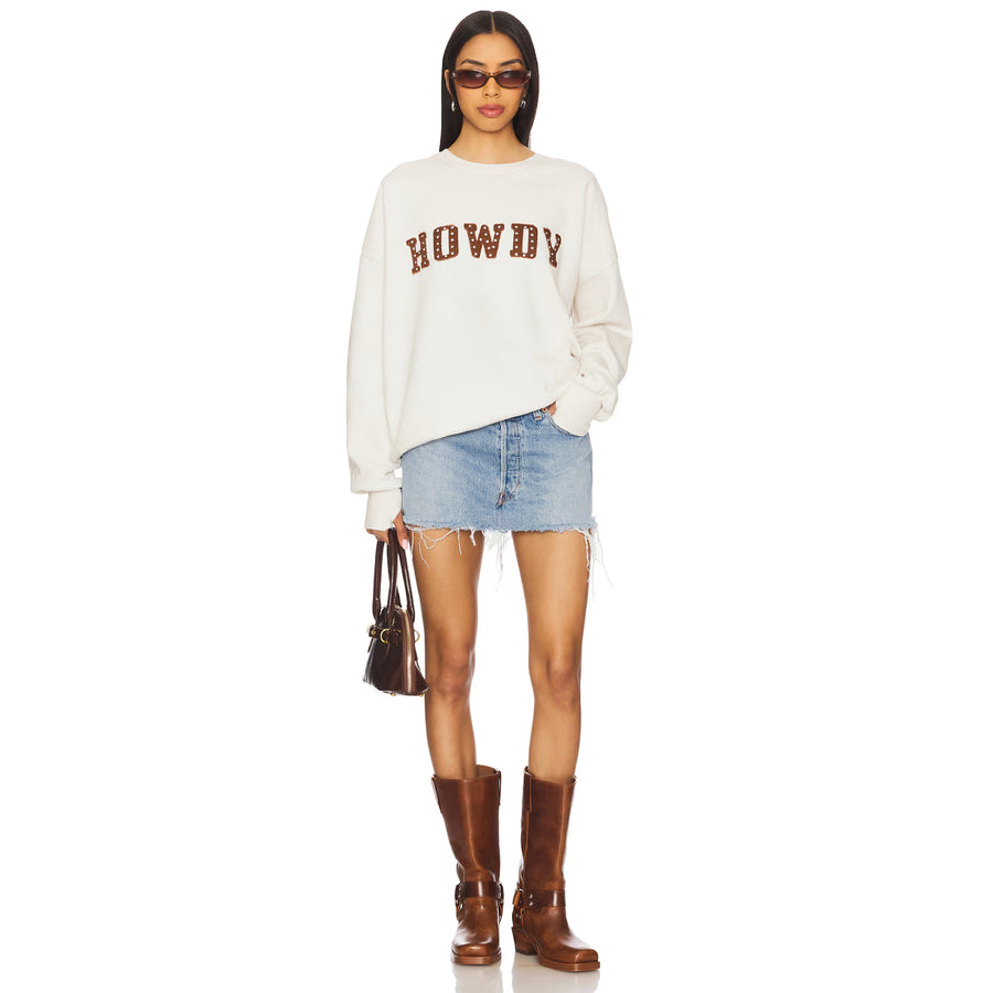 Rhinestone Howdy - Jump Jumper - Bone - The Laundry Room