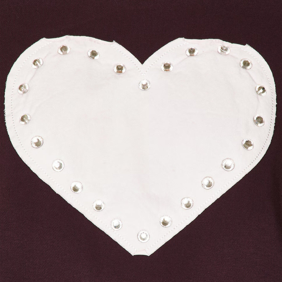 Rhinestone Heart - Jump Jumper - Chocolate - The Laundry Room