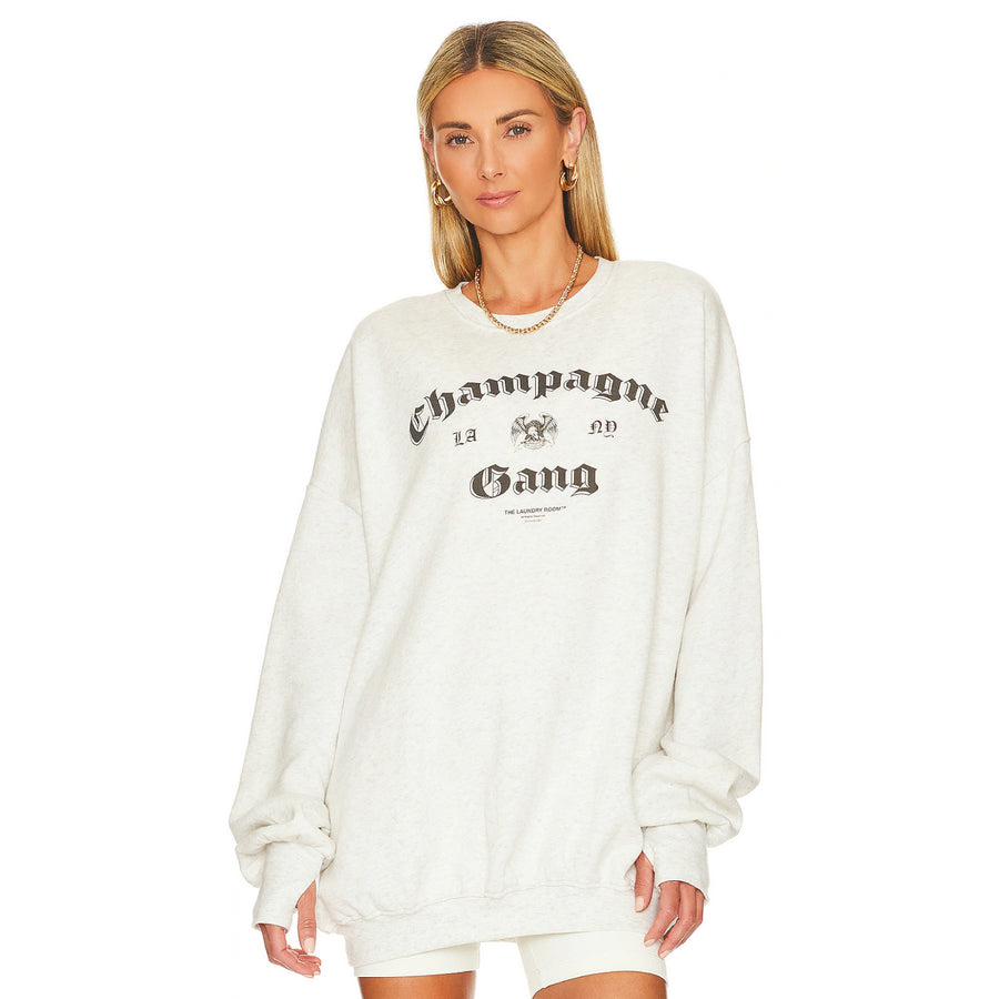 Champagne Gang - Jump Jumper - Pebble Heather - The Laundry Room