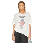 Little Miss Wifey - Oversized Tee - White - The Laundry Room