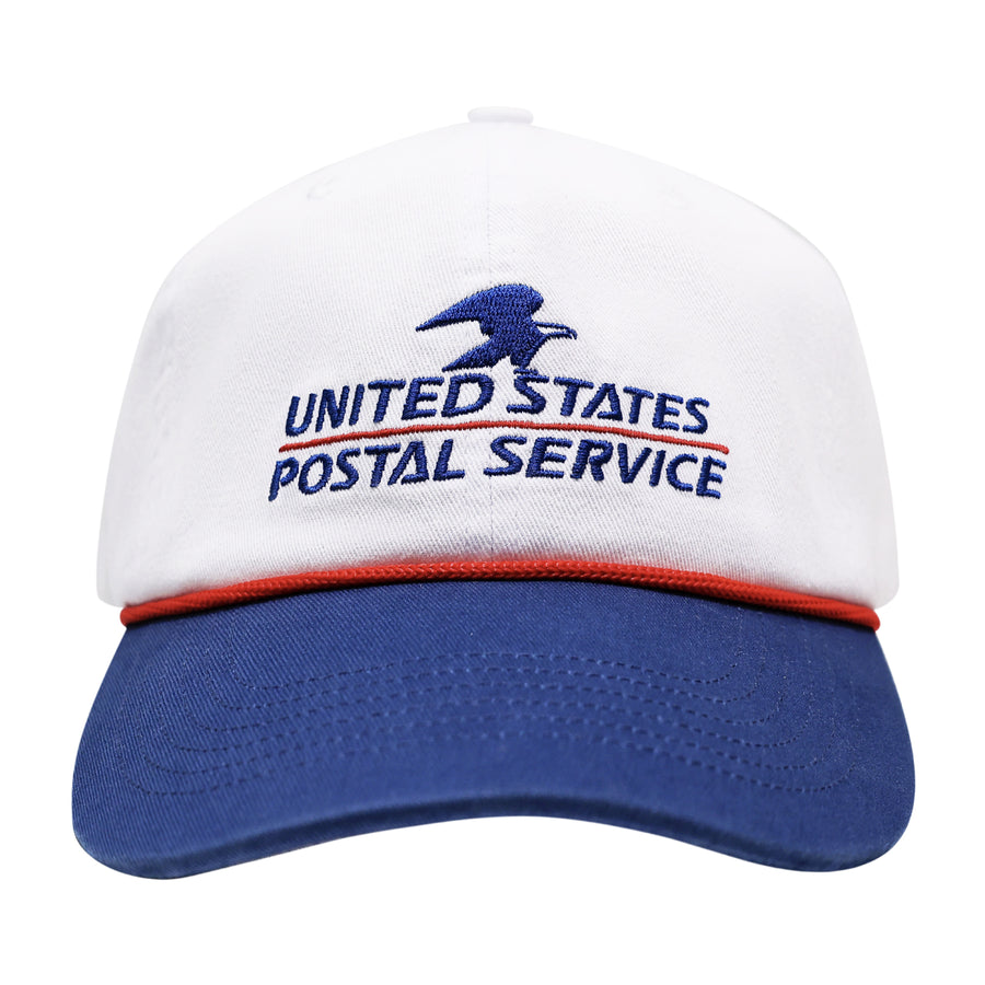 USPS SMU - Papa Cap - White & Navy Snow - The Laundry Room