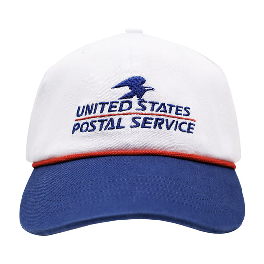 USPS SMU - Papa Cap - White & Navy Snow - The Laundry Room