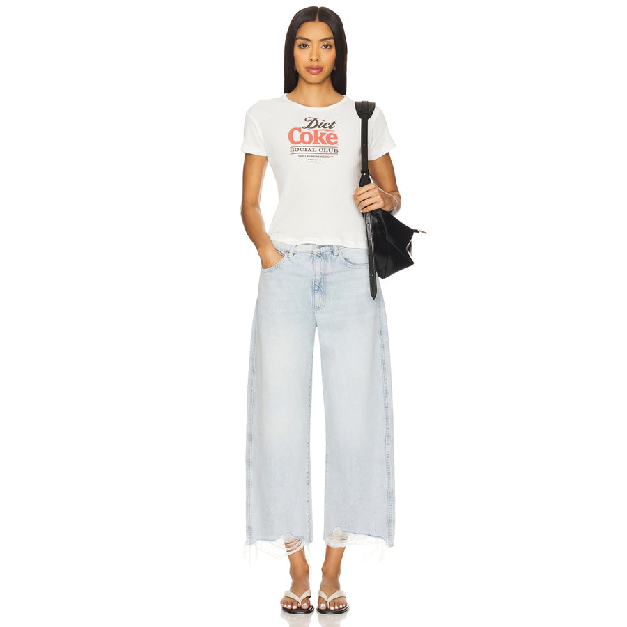 Diet Coke Social Club - Baby Tee - White