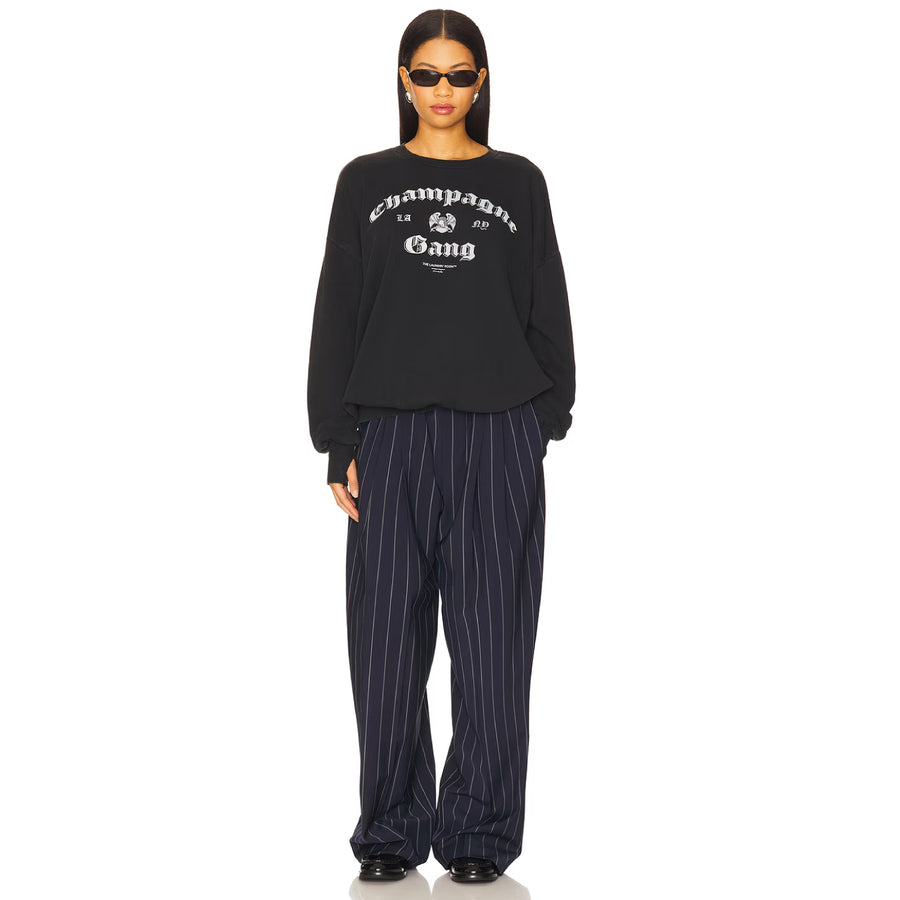 LA Champagne Gang NY - Jump Jumper - Black Snow - The Laundry Room