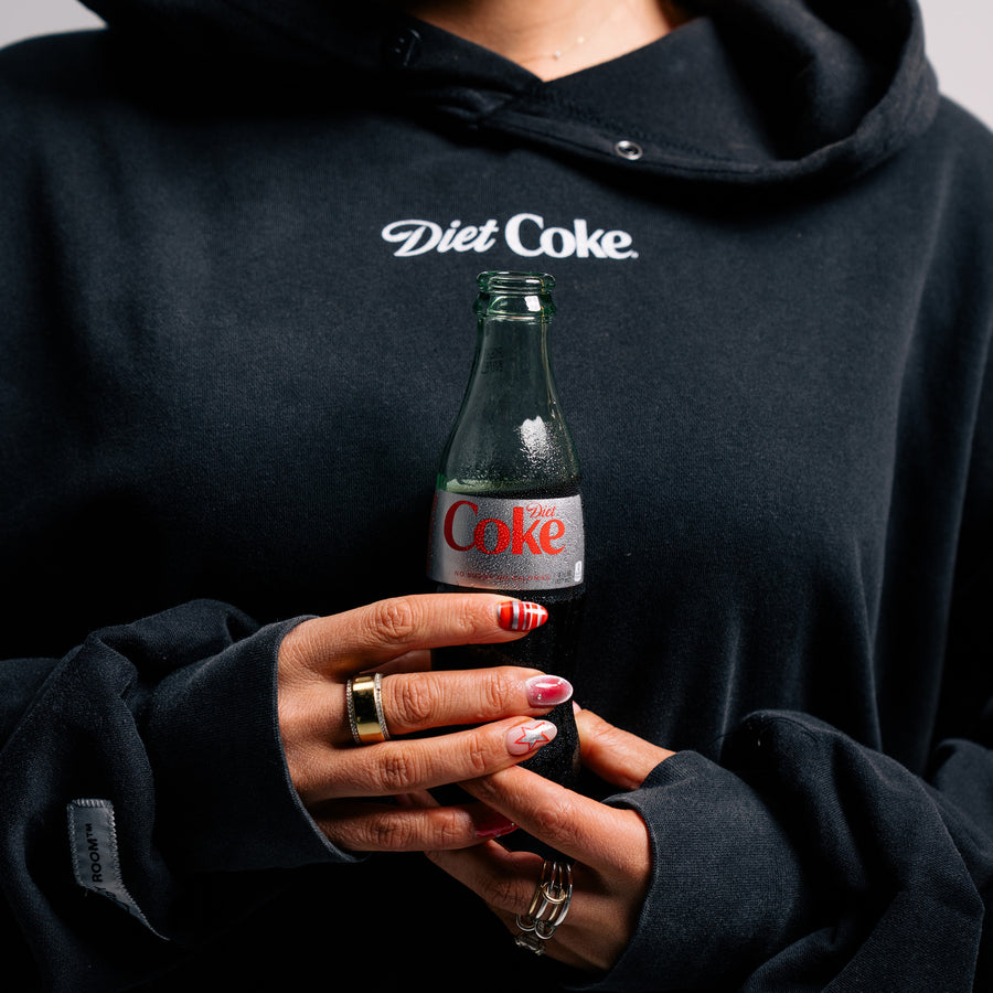 Diet Coke Please - Hideout Hoodie - Black Snow - The Laundry Room