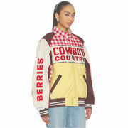 Cowboy Country Grown Wild Berries - Racing Jacket - Red Gingham - The Laundry Room