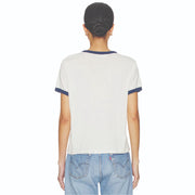 Catch Of The Day - Perfect Ringer Tee - Bone & Navy Snow - The Laundry Room