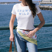 Grown Wild Denim - Baby Tee - White - The Laundry Room