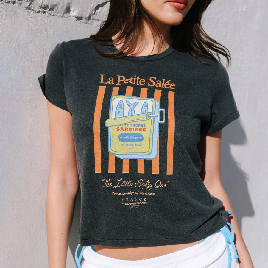 La Petite Salee - Perfect Tee - Black Snow - The Laundry Room