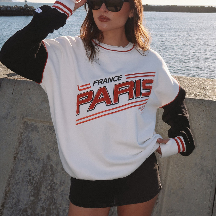 Paris Sportif - Jump Jumper - White & Black - The Laundry Room