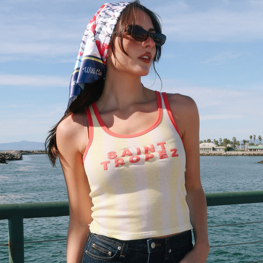 Saint Tropez Stripe - Rib Tank - Multi - The Laundry Room