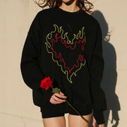 Burn Heart - Jump Jumper - Black - The Laundry Room