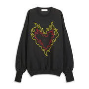 Burn Heart - Jump Jumper - Black - The Laundry Room
