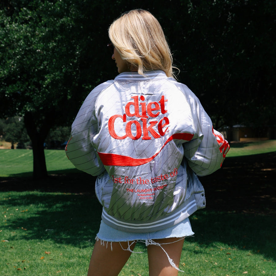 Diet Coke On Ice 82 - Stadium Jacket - Silver