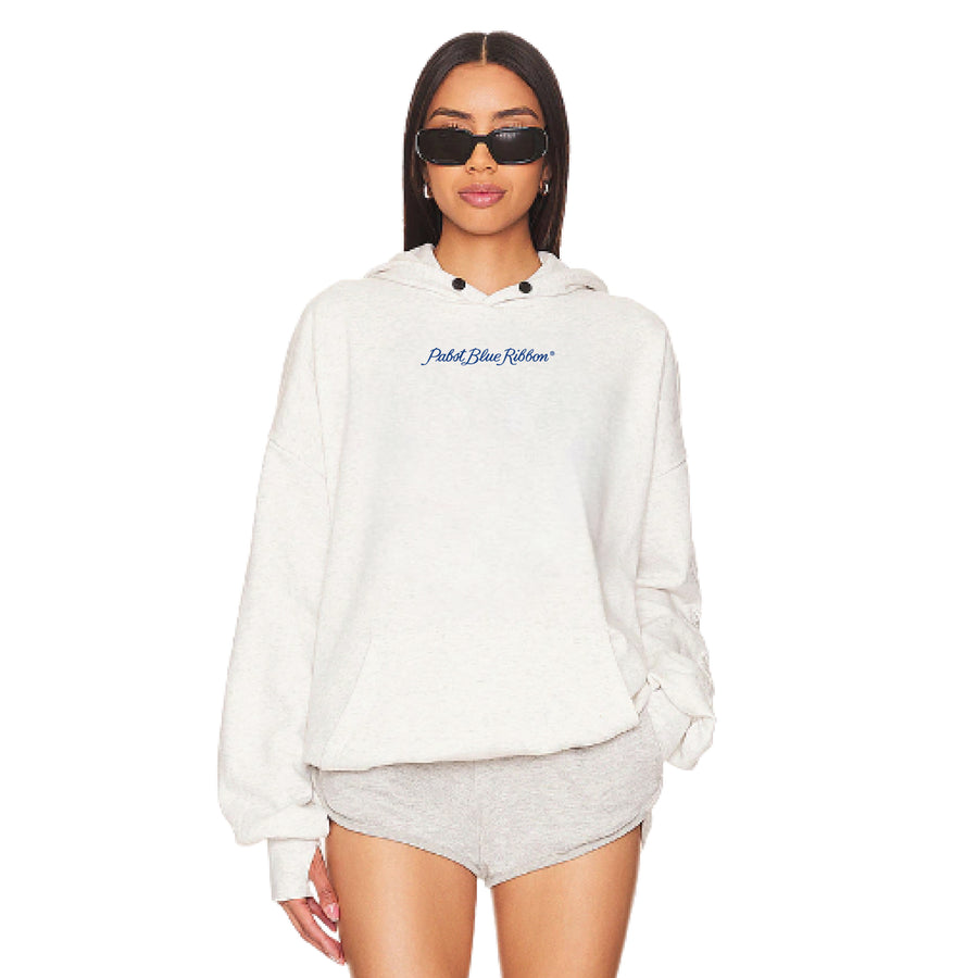 Pabst Blue Ribbon 16oz - Hideout Hoodie - Pebble Heather