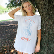 First Rodeo - Oversized Tee - White - The Laundry Room