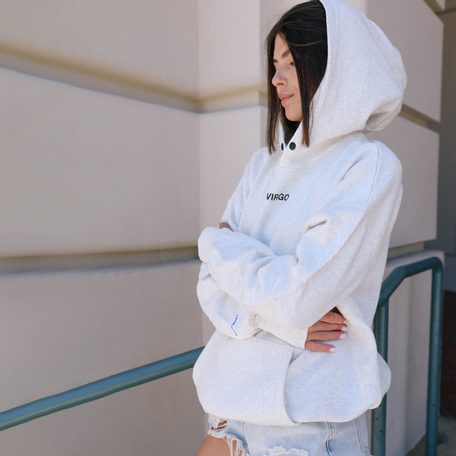 Lil Virgo - Hideout Hoodie - Pebble Heather