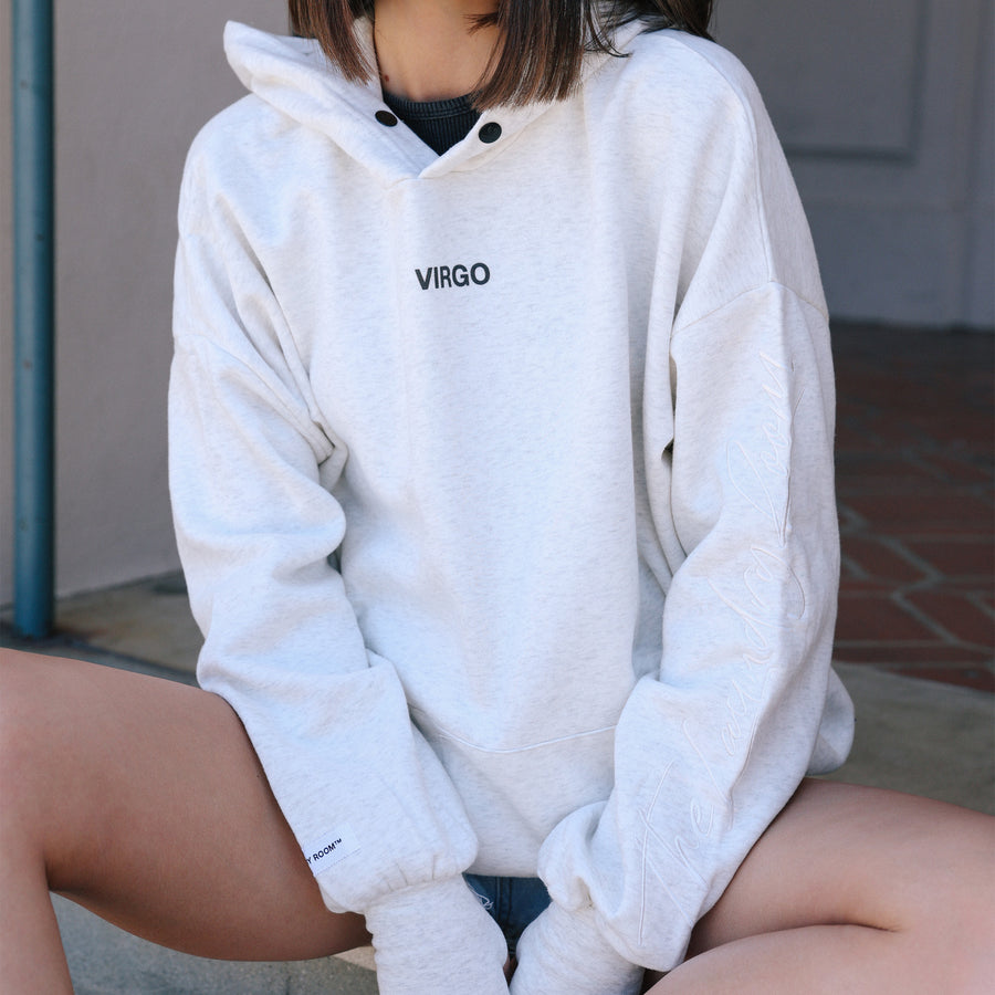 Lil Virgo - Hideout Hoodie - Pebble Heather