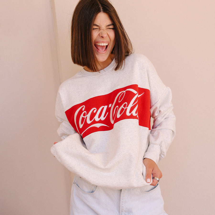 Coca Cola Classic - Jump Jumper - Pebble Heather