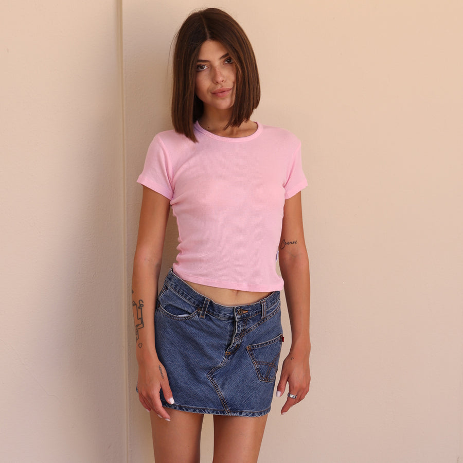 Essentials - Baby Tee - Vintage Pink