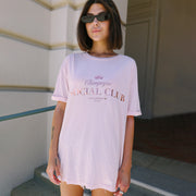 Champagne Social Club - Oversized Tee - Blush Pink