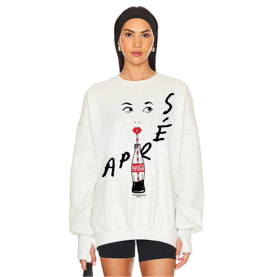 Apres Coca Cola Lips - Jump Jumper - White
