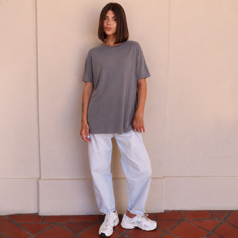 Essentials - Oversized Tee - Gravity Grey - The Laundry Room