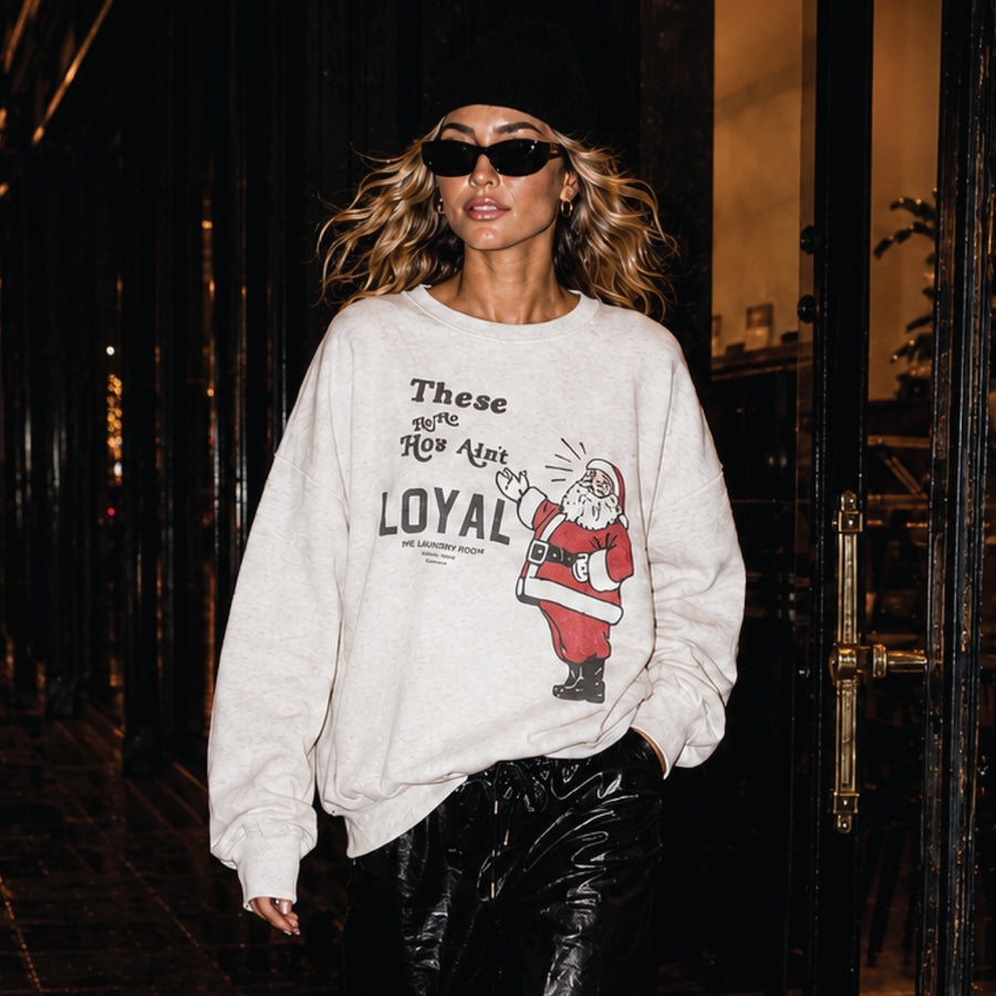 Ain'T Loyal - Jump Jumper - Pebble Heather