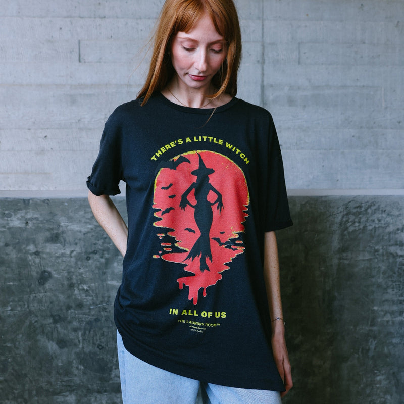 Witch Within - Oversized Tee - Black Snow - The Laundry Room