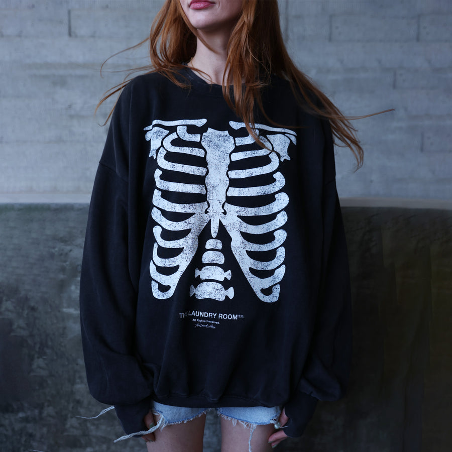 Spooky Skelly - Jump Jumper - Black Snow - The Laundry Room