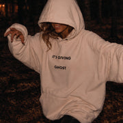 It's Giving Ghost - Hideout Hoodie - Bone - The Laundry Room