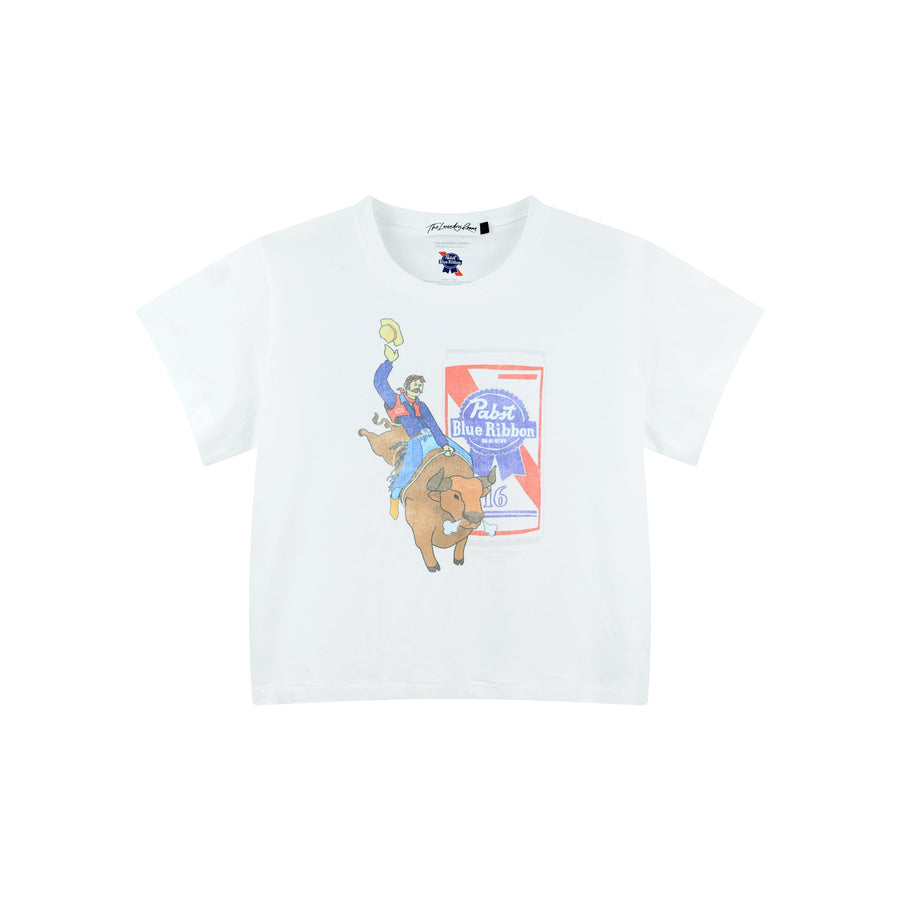 PBR Bull Rider - Perfect Tee - White
