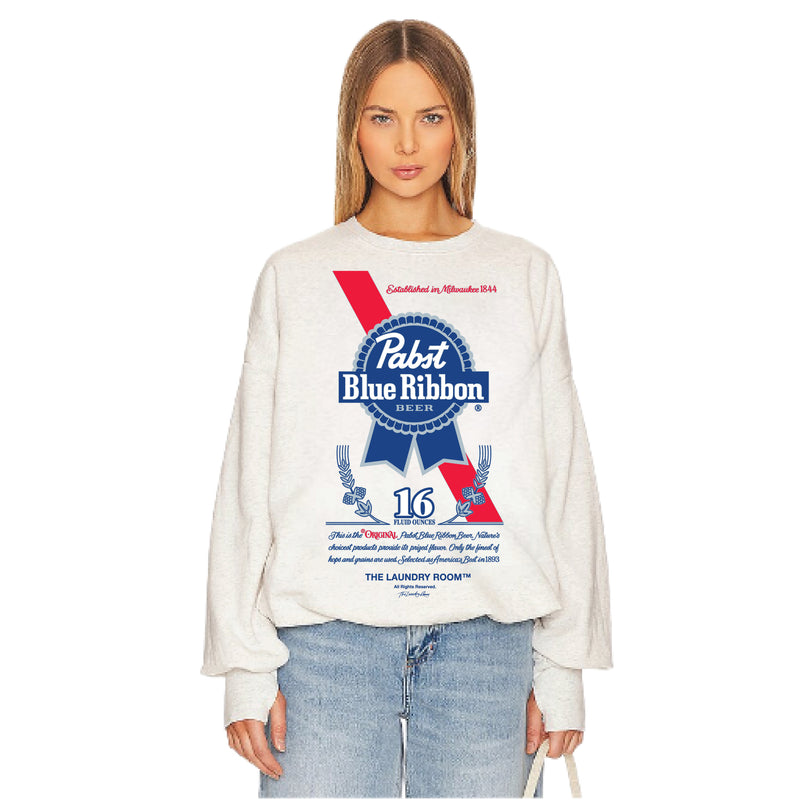 PBR 16oz Label - Jump Jumper - Pebble Heather