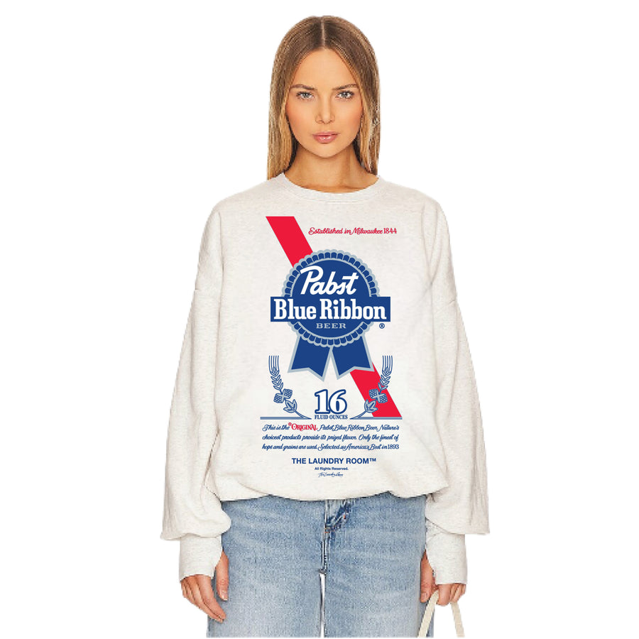 PBR 16oz Label - Jump Jumper - Pebble Heather